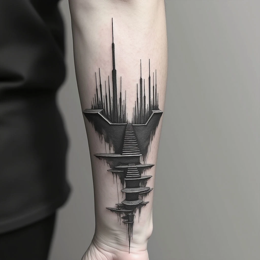 Decoding the Symbolism of a Black Line Tattoo on Your Arm