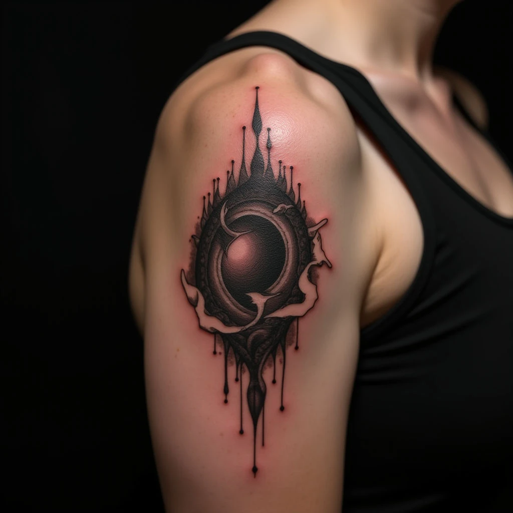 Black Ring Arm Tattoo: Meaning & Illustrative Design