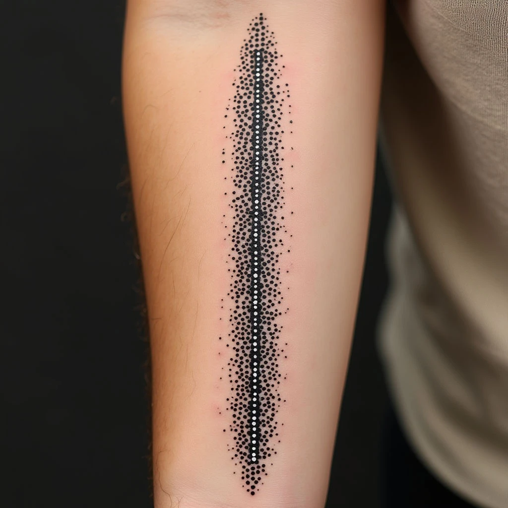 The Spiritual Echo of a Black Stripe Tattoo: A Dreamtime Perspective