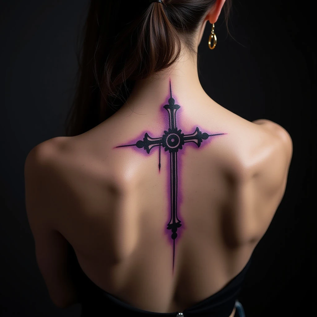 Gothic Cross Hand Tattoos on Your Spine: Inspiration & Ideas