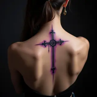 Gothic Cross Hand Tattoos on Your Spine: Inspiration & Ideas