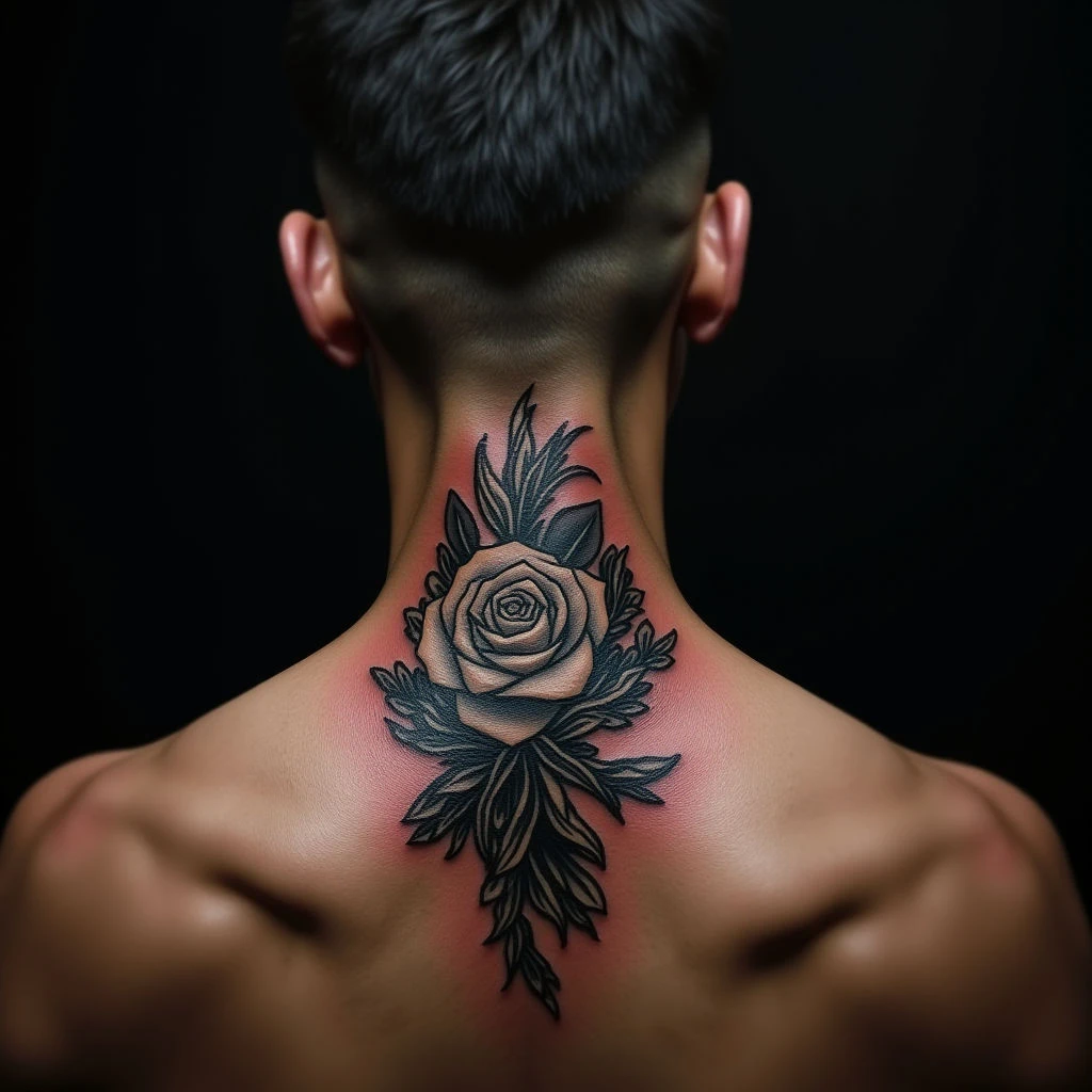 Epic XXL Blackwork Hand Tattoos with Gold Accents for Men
