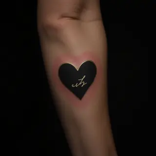 Small Japanese Tattoos with Meaning for Forearms (Gold Accent)