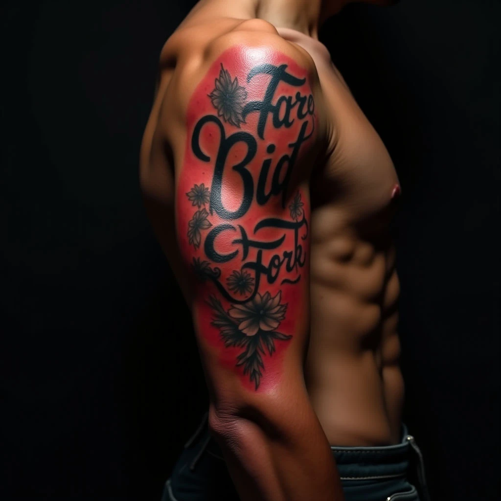 Sleeve Tattoo Ideas for Black Women: Powerful Lettering Designs