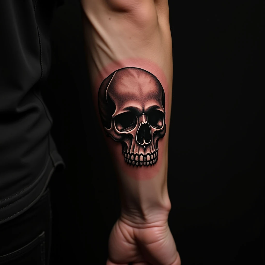 Small Skull Tattoo Ideas for Your Forearm