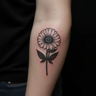 Meaningful Small Tattoos for Women: Blackwork Inspiration