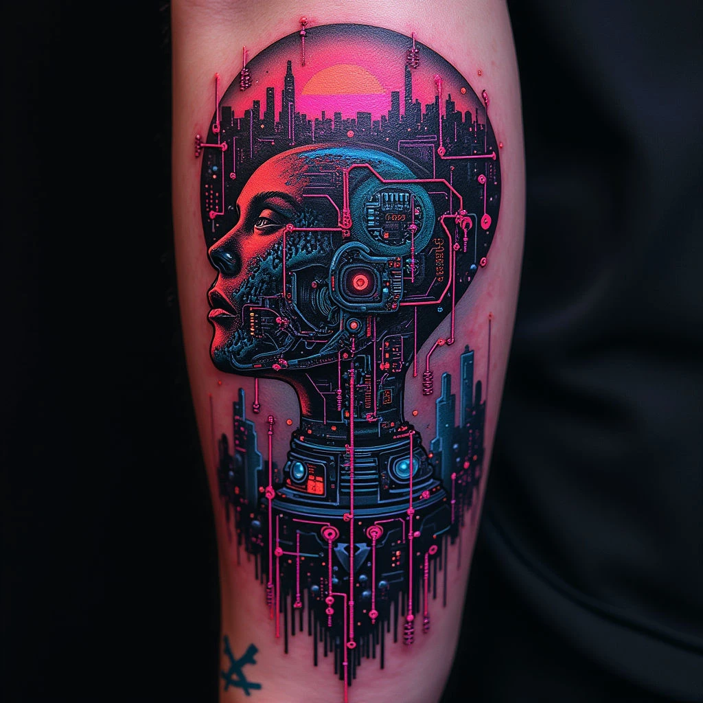Bringing Your Drawing to a Tattoo Artist: A Cyberpunk Guide