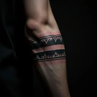 Two Bands Around Arm Tattoo: Meaning & Design Inspiration