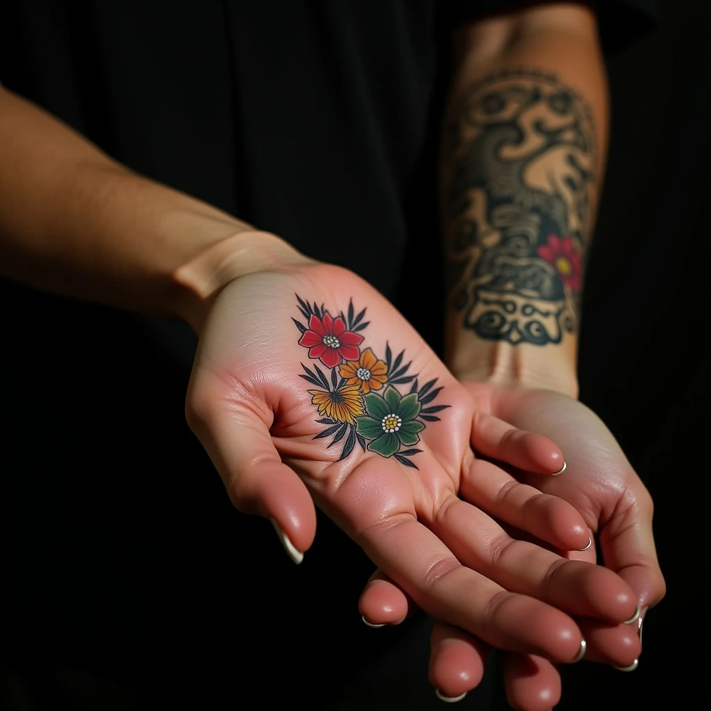 Matching Calligraphy Hand Tattoos for Couples with Meaning