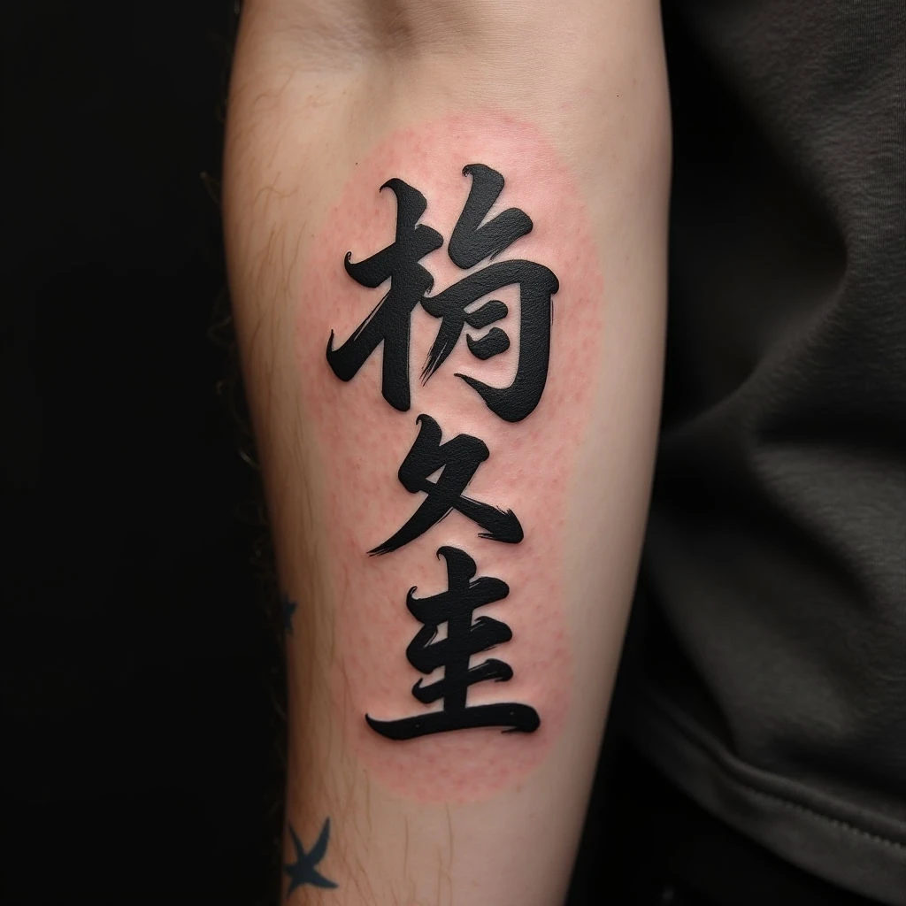 Calligraphy Tattoo Ideas for Men