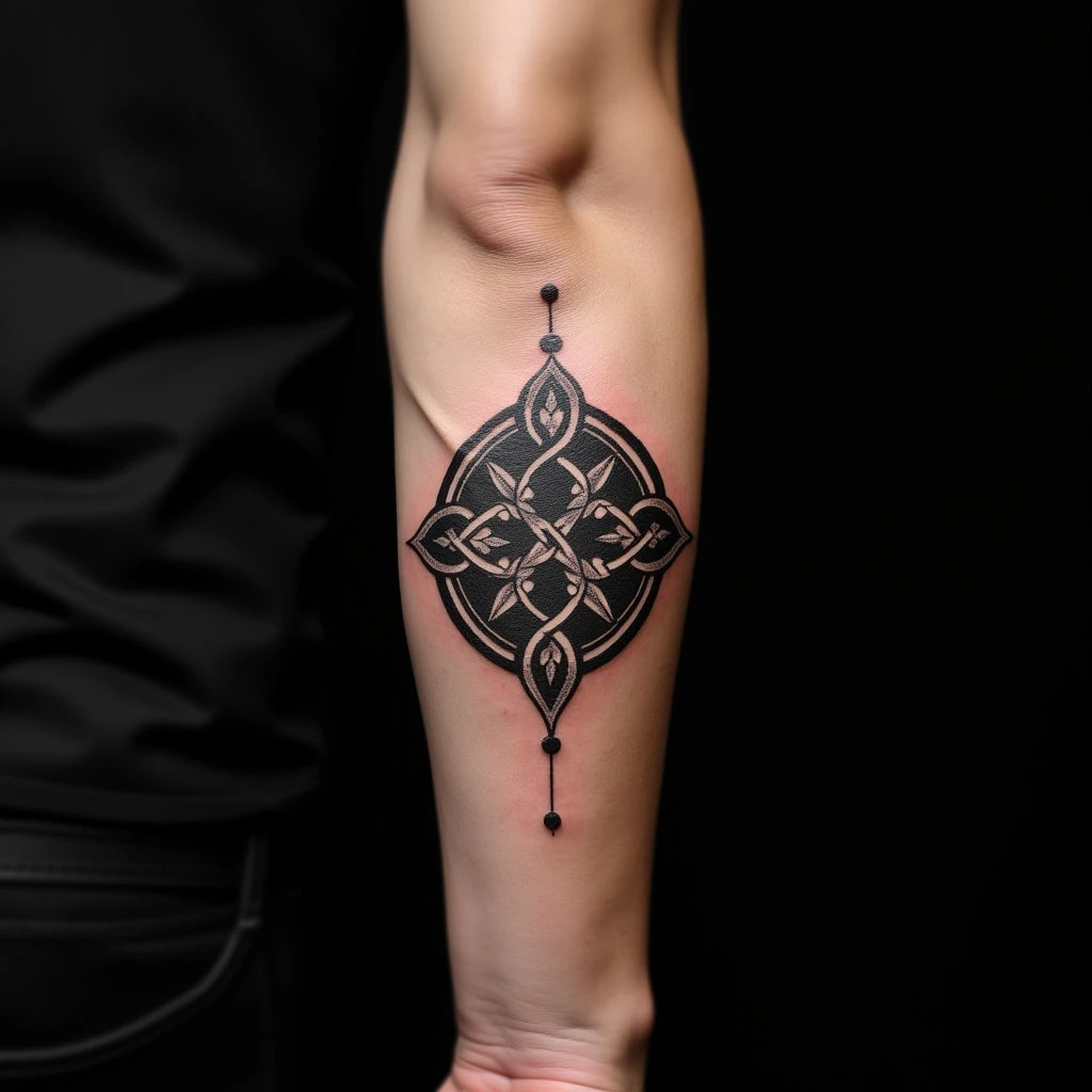 Celtic Knot Tattoos for Men: A Dotwork Forearm Guide