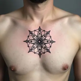 Small Chest Tattoo Ideas: A Geometric Guide