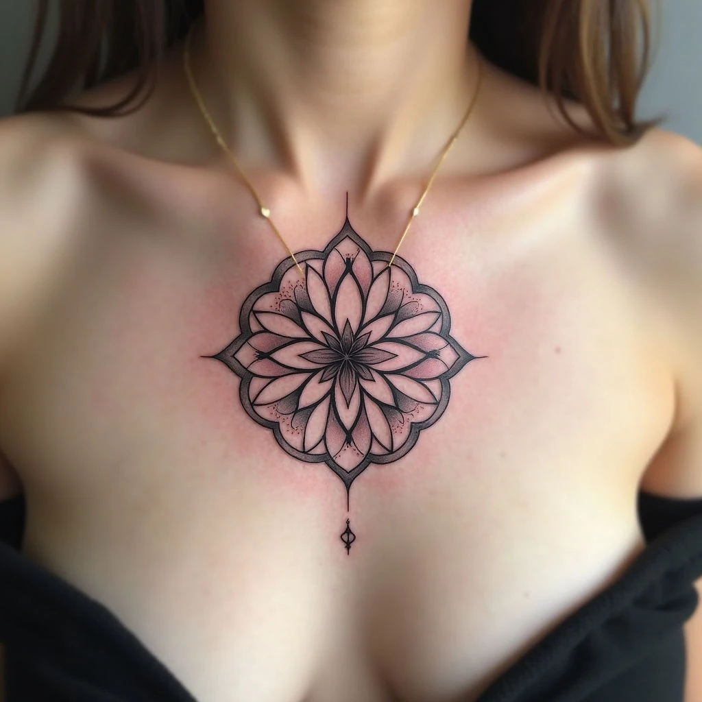 Small Chest Tattoo Ideas: A Guide to Subtle Symbolism & Geometric Beauty