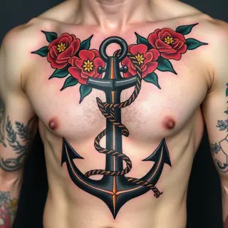 Classic Chest Tattoo Ideas: A Sailor's Guide to American Traditional Designs