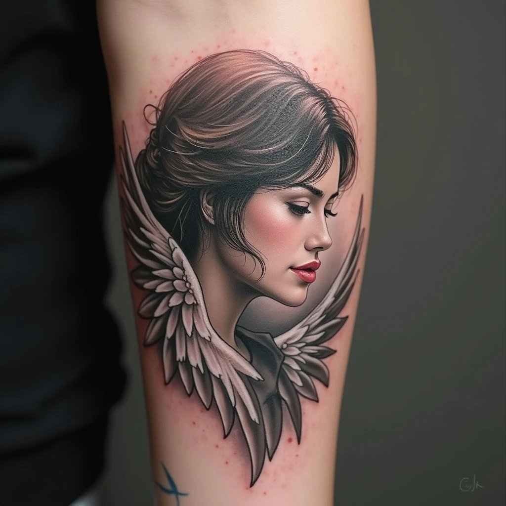 Touching Child Tattoo Ideas for Moms: Healing & Remembrance