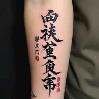 Chinese Calligraphy Tattoo Ideas: Meaning & Design