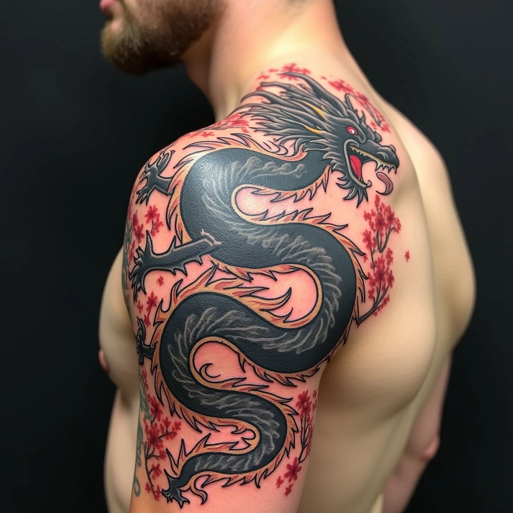 The Way of the Dragon: Chinese Style Tattoo Designs for Men