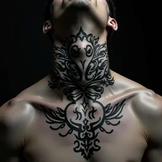 Bold Chinese Symbol Tattoos for Guys: Meaning & Neck Designs