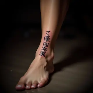 Elegant Korean Word Ankle Tattoos: Meaning & Inspiration