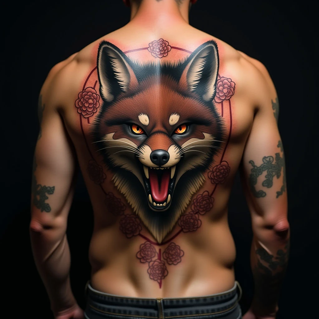 Japanese Mask Tattoo for Women: Meaning & Old School Style