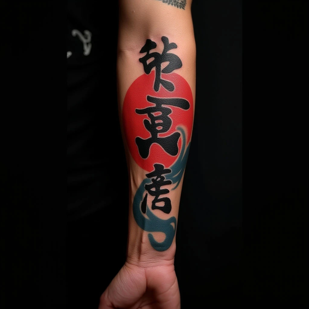 Powerful Japanese Phrases for Forearm Tattoos (Tribal Style)