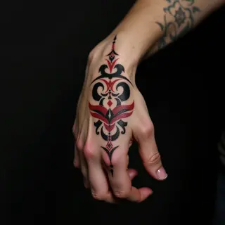 Korean Name Tattoos: Powerful Tribal Hand Designs