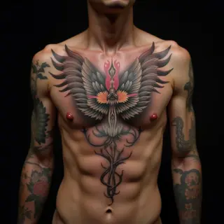 Surreal Pastel Hand Tattoos: A Touch of Eastern Mysticism