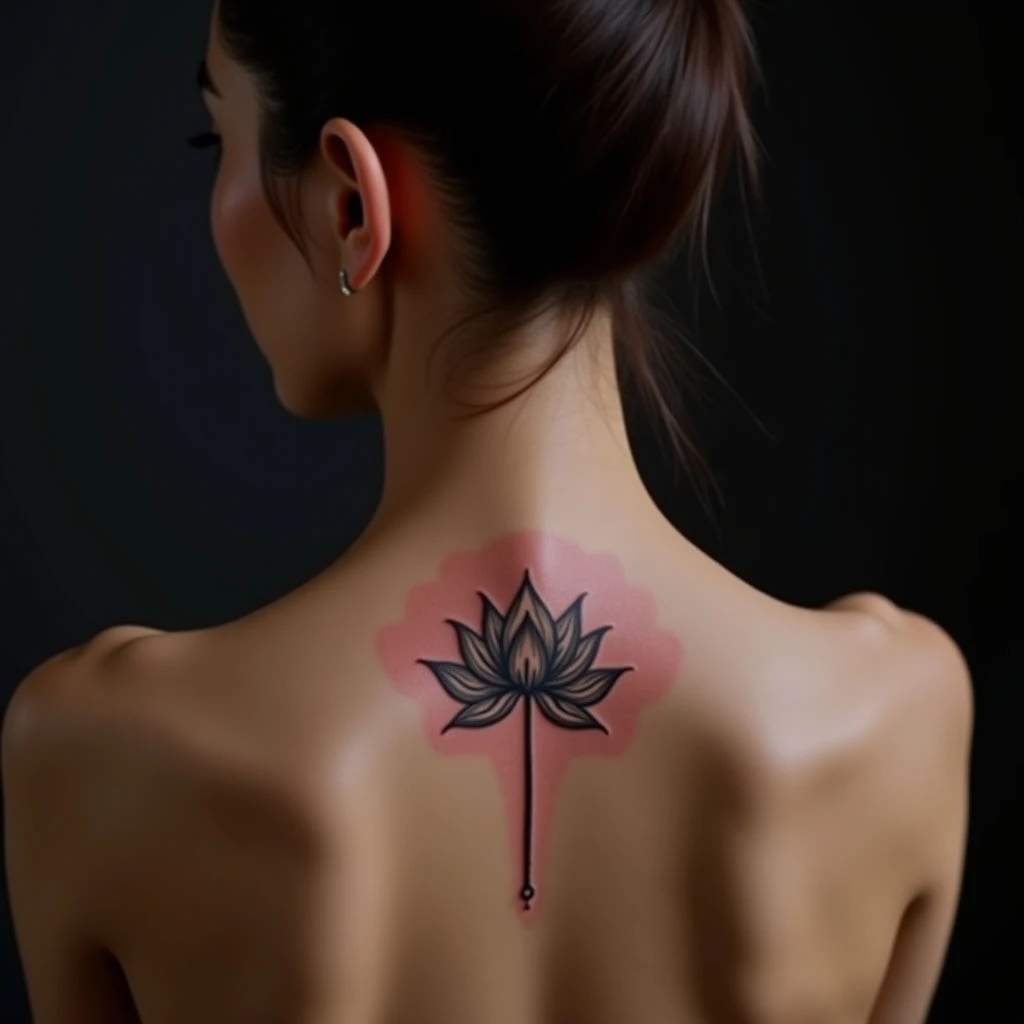 Small Lotus Flower Tattoo: Meaning & Trash Polka Design