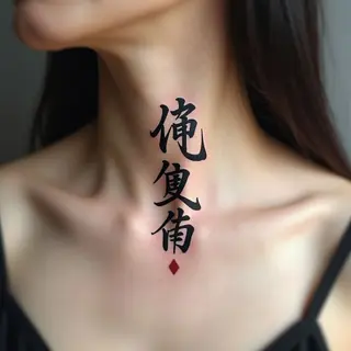 Chinese Writing Tattoo Neck: Meaning & Placement Guide