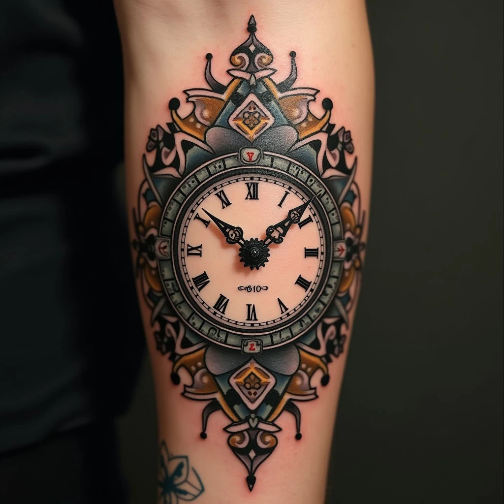 Clock Tattoo Ideas: Symbolism, Styles & Inspiration