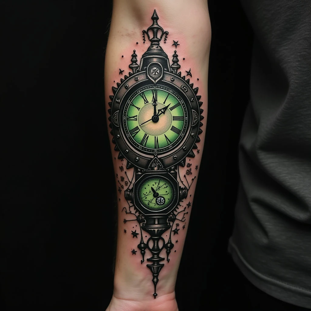 Clock Tattoo Ideas: Timeless Designs & Hidden Glows