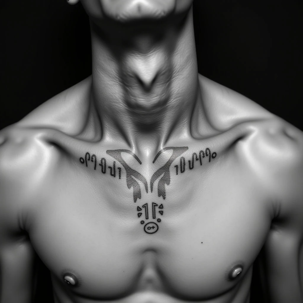 Quote Tattoos on the Collarbone for Guys: Best Spots & Ideas
