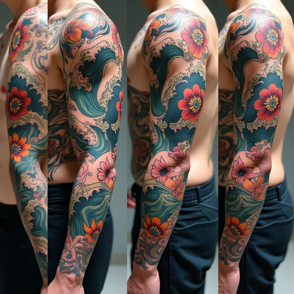 Color Sleeve Tattoo Ideas: A Tapestry of Tradition & Expression