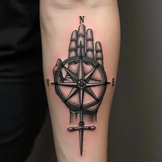 Compass Hand Tattoo Designs: Meaning, Placement & Inspiration