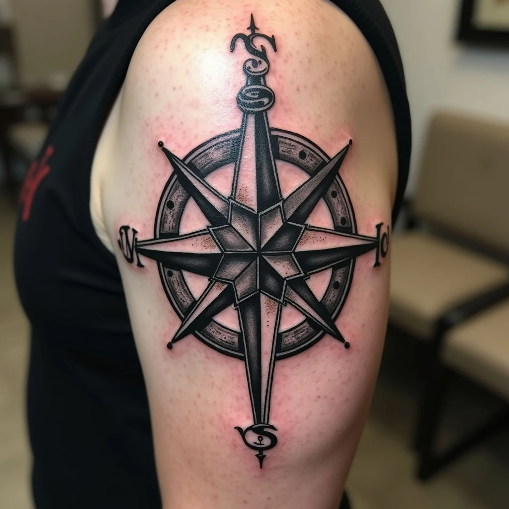 The Enduring Symbolism of a Compass Rose Tattoo: Meaning, History & Inspiration