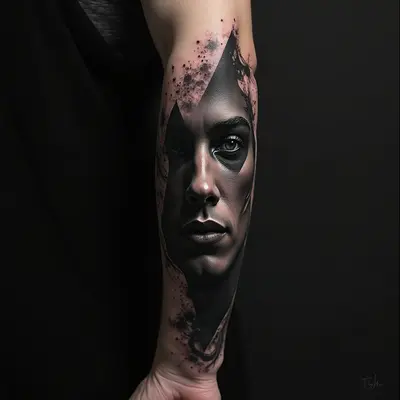 Cool Forearm Tattoo Designs for Men: Embrace the Darkness