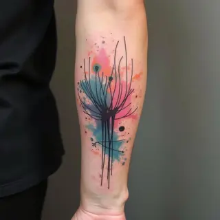 Cool Forearm Tattoo Ideas for Men: A Watercolor & Abstract Guide