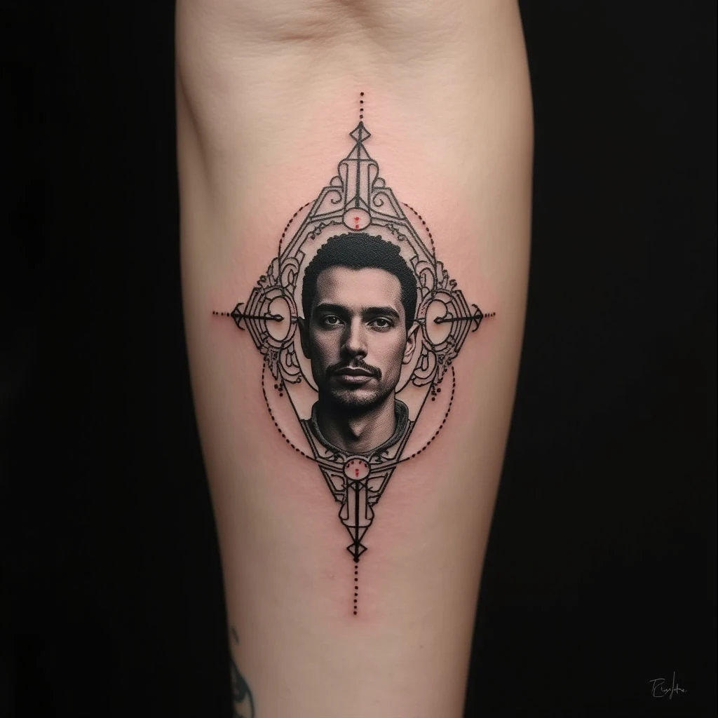 Cool Name Tattoo Ideas for Men: Miniature Masterpieces