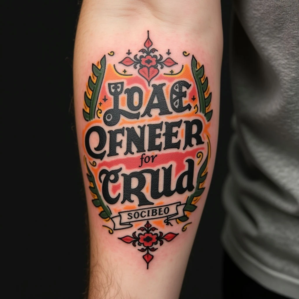Cool Name Tattoo Ideas for Men: A Traditional Guide