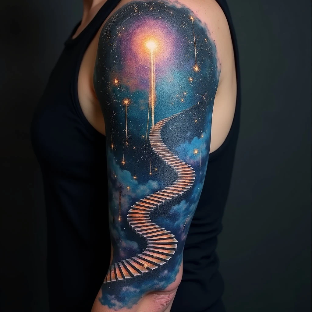 Ethereal Sleeves: Surreal Tattoo Designs & Interpretations