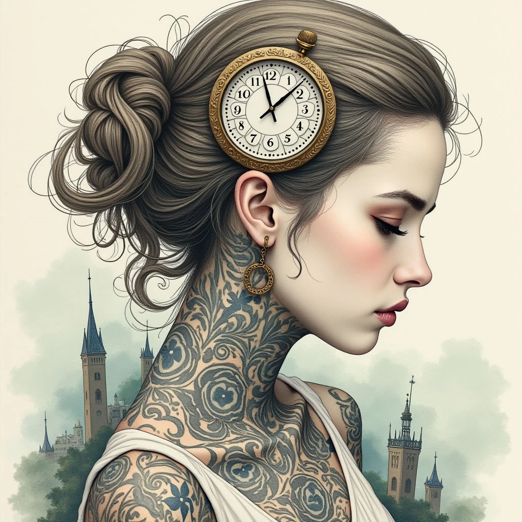 Ethereal Echoes: Cool Tattoo Designs for Women