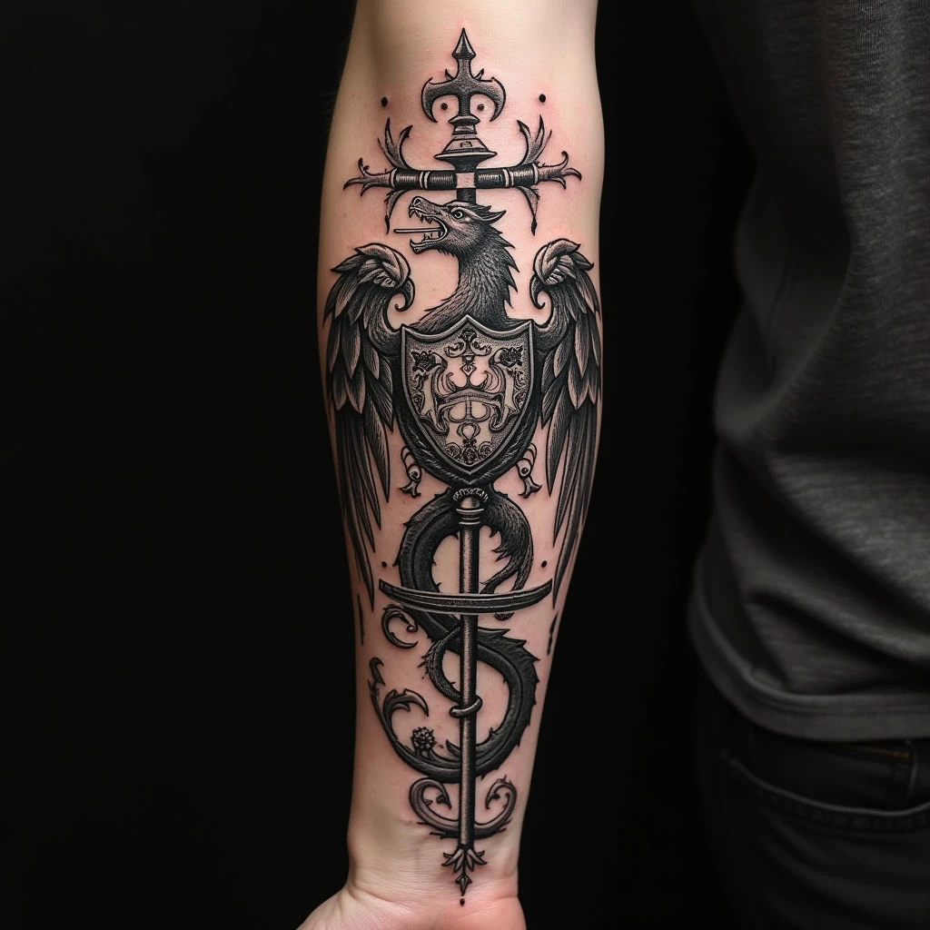 Cool Forearm Tattoo Ideas: A Medieval Perspective