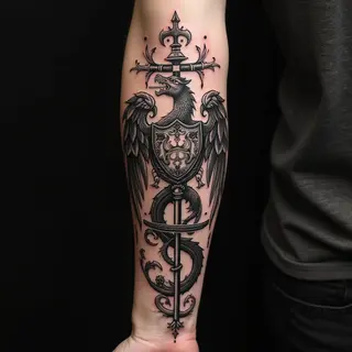 Cool Forearm Tattoo Ideas: A Medieval Perspective