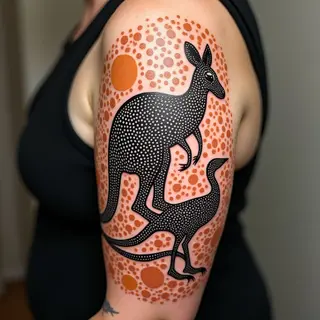 Dreamtime Bonds: Tattoo Designs for Fathers and Sons