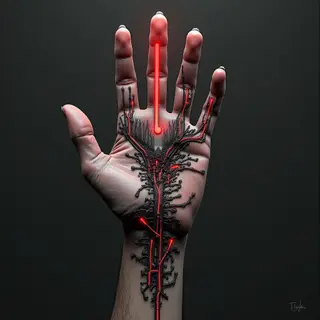 Cool Hand Tattoos for Men: Bio-Mechanical Visions