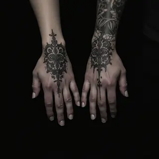Couple Hand Tattoo Ideas: A Dark Art Embrace