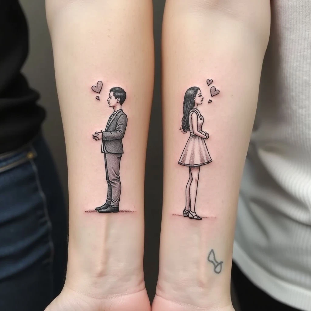 Small Couple Tattoos: Meaningful Designs for Two