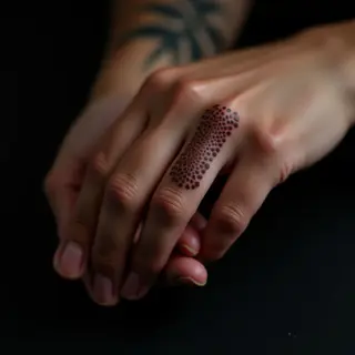 Transforming Green Ink: Dotwork Cover-Up Ideas for Fingers