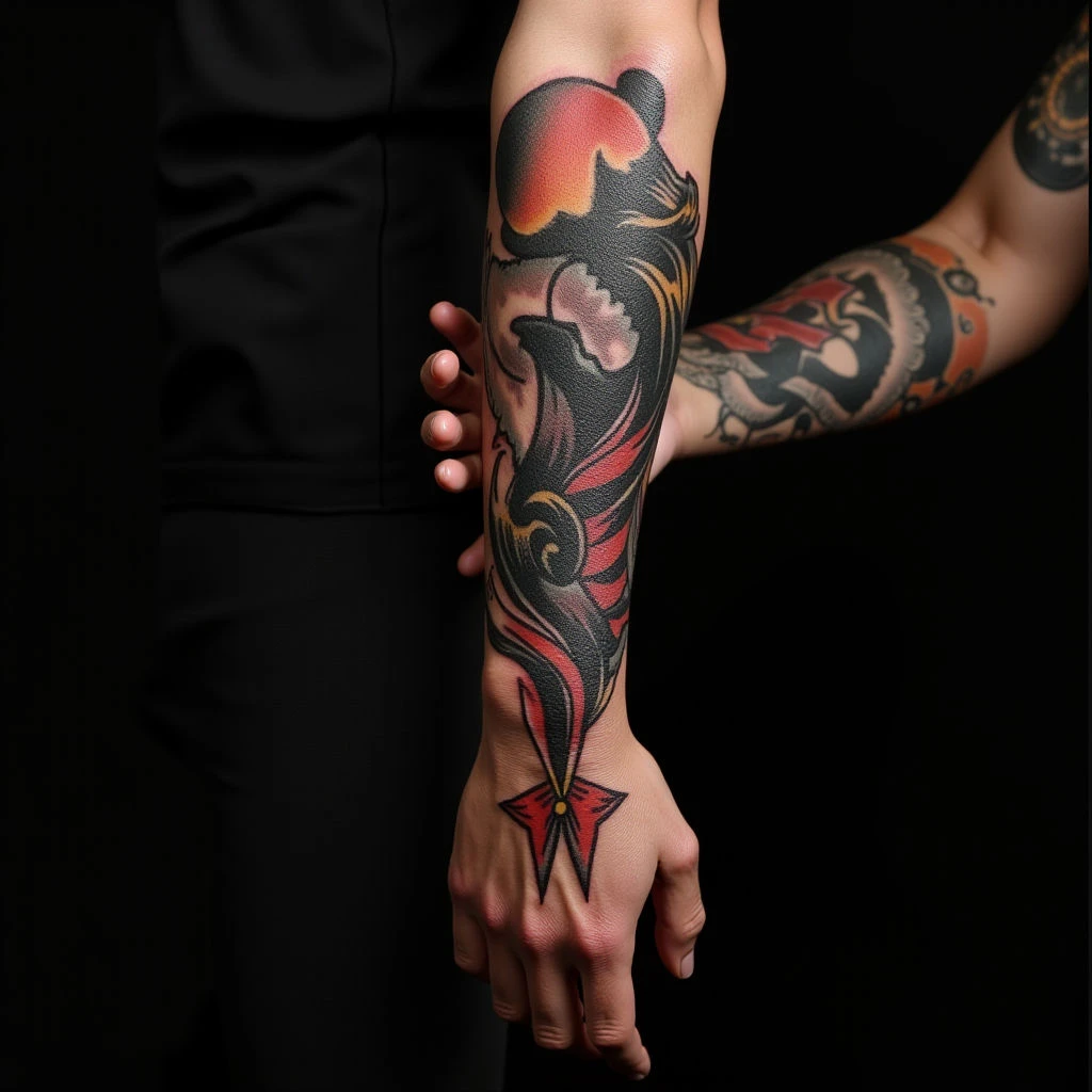 Forearm Cover-Up: New School Tattoos to the Rescue!