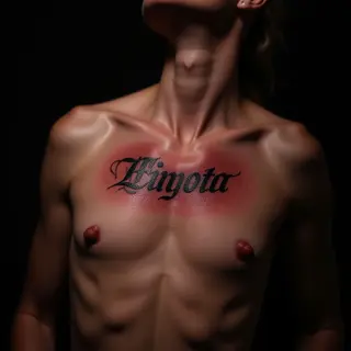 Collarbone Name Tattoo Cover-Ups for Women: Beautiful Red & Brown Ideas